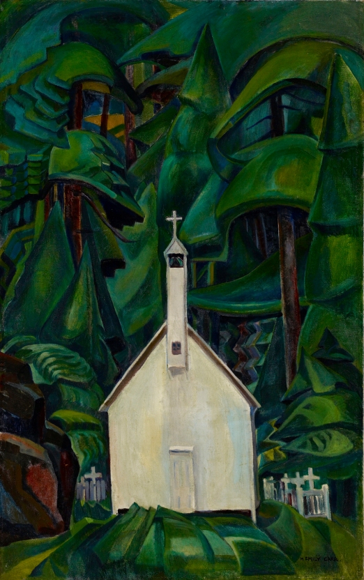 Emily Carr, Indian Church, 1929, oil on canvas. ART GALLERY OF ONTARIO, Bequest of Charles S. Band, Toronto,