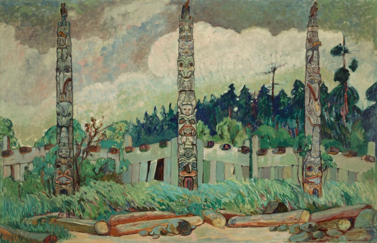 Emily Carr, Tanoo, Queen Charlotte Island, BC, 1913, Image PDP02145 courtesy of Royal BC Museum, BC Archives, Canada.
