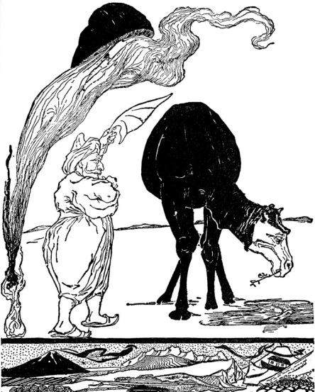Kipling's illustration of the camel getting his hump