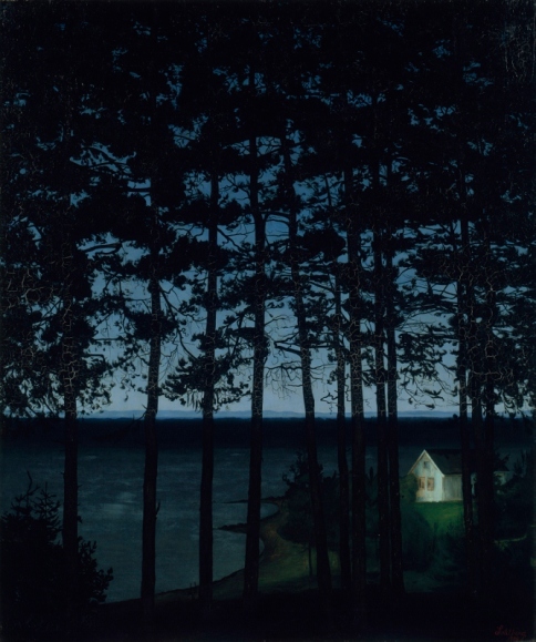 Fisherman's Cottage (1906) by Harald Sohlberg. Art Institute of Chicago